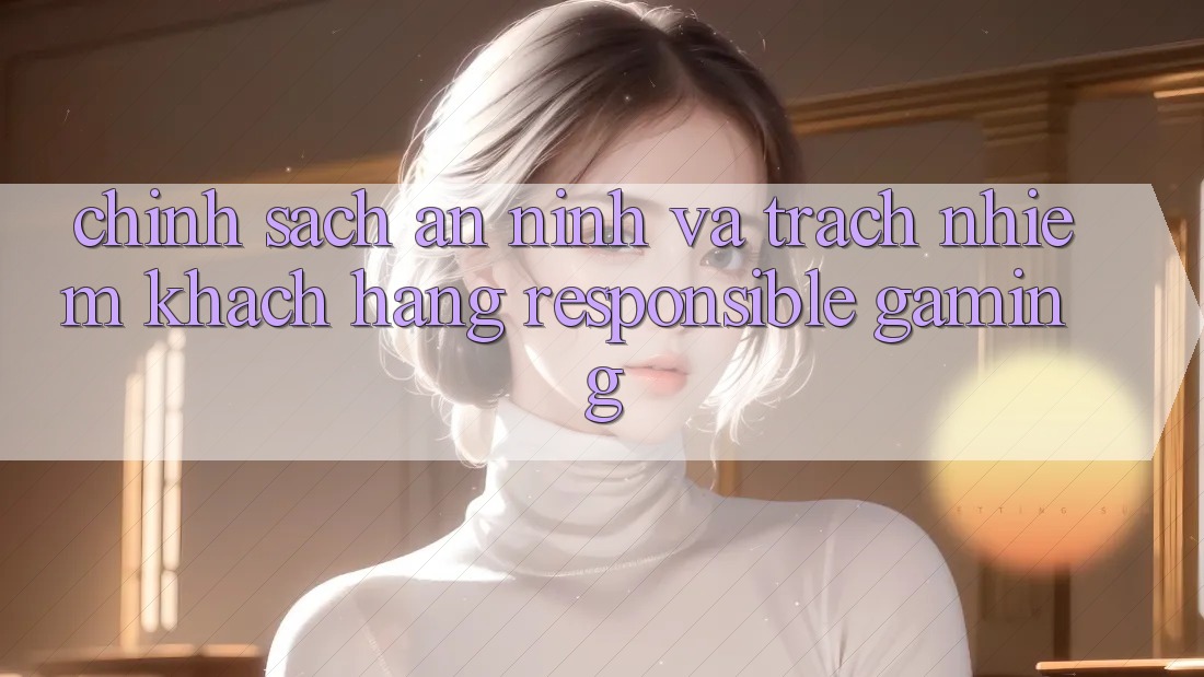 Chính Sách An ninh Và Trách Nhiệm Khách hàng (Responsible Gaming) Chính Sách An ninh Và Trách Nhiệm Khách hàng (Responsible Gaming)