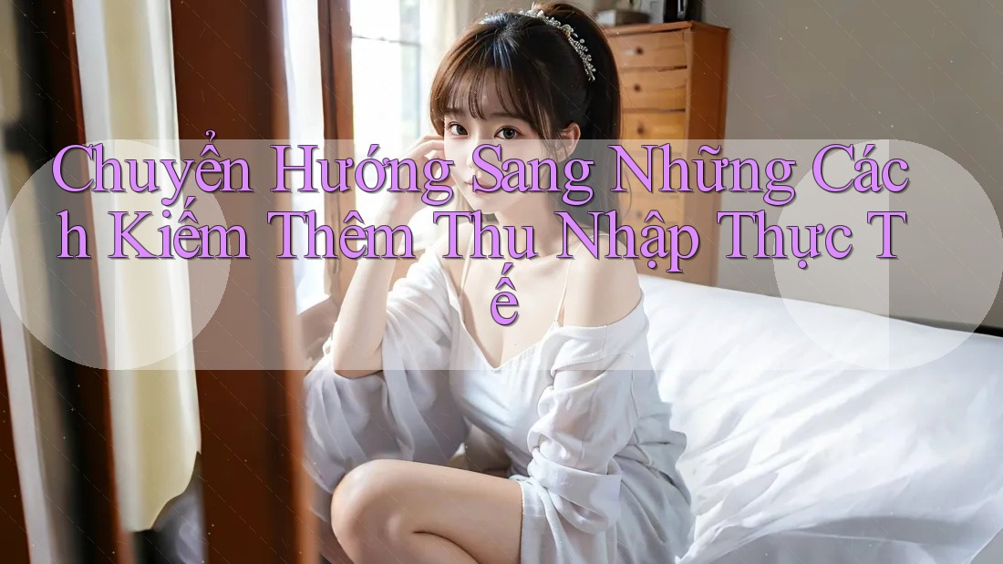 Chuyển Hướng Sang Những Cách Kiếm Thêm Thu Nhập Thực Tế