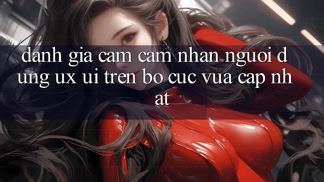 Đánh Giá Cảm cảm nhận Người Dùng (UX/UI) Trên Bố cục Vừa cập nhật