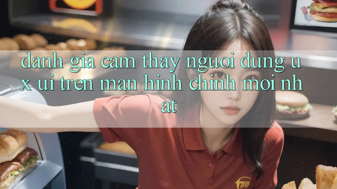 Đánh Giá Cảm thấy Người dùng (UX/UI) Trên Màn hình chính Mới nhất Đánh Giá Cảm thấy Người dùng (UX/UI) Trên Màn hình chính Mới nhất