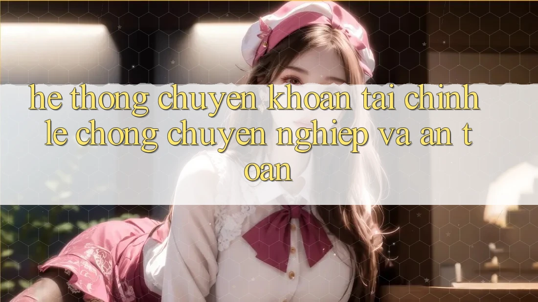 Hệ Thống Chuyển khoản Tài Chính: Lẹ Chóng, Chuyên nghiệp Và An Toàn Hệ Thống Chuyển khoản Tài Chính: Lẹ Chóng, Chuyên nghiệp Và An Toàn