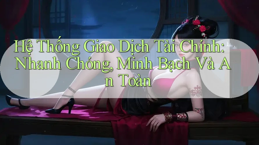 Hệ Thống Giao Dịch Tài Chính: Nhanh chóng, Minh Bạch Và An Toàn Hệ Thống Giao Dịch Tài Chính: Nhanh chóng, Minh Bạch Và An Toàn