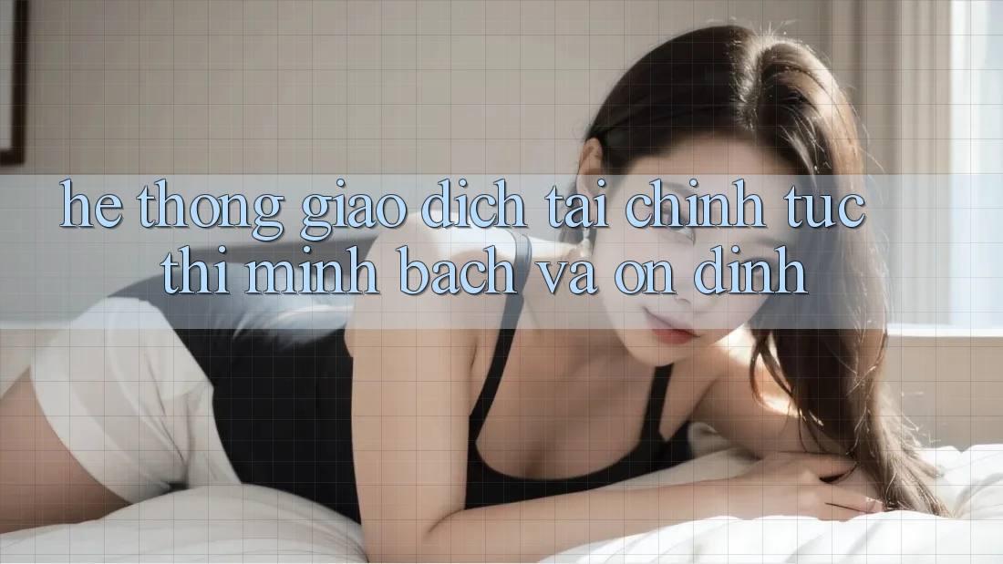 Hệ Thống Giao Dịch Tài Chính: Tức thì, Minh Bạch Và Ổn định Hệ Thống Giao Dịch Tài Chính: Tức thì, Minh Bạch Và Ổn định