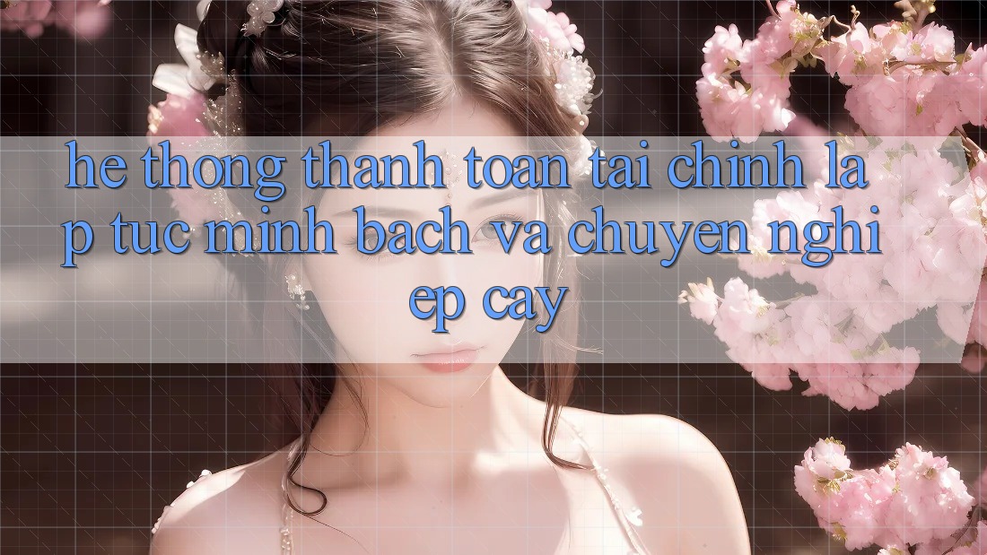 Hệ Thống Thanh toán Tài Chính: Lập tức, Minh Bạch Và Chuyên nghiệp cậy Hệ Thống Thanh toán Tài Chính: Lập tức, Minh Bạch Và Chuyên nghiệp cậy