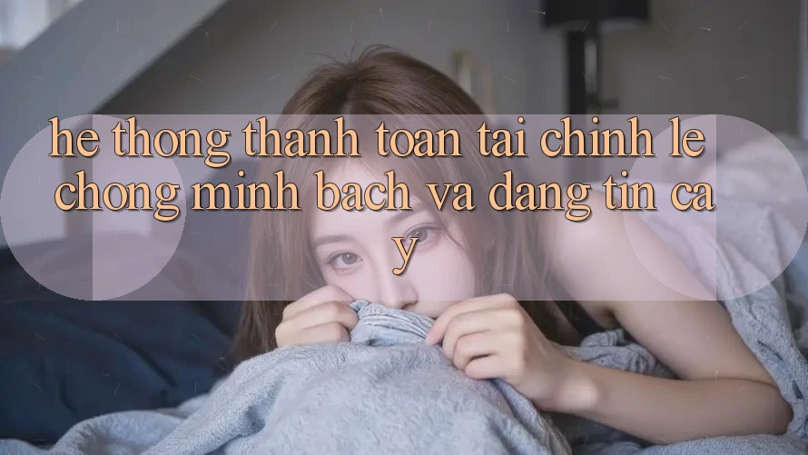 Hệ Thống Thanh toán Tài Chính: Lẹ Chóng, Minh Bạch Và Đáng tin cậy Hệ Thống Thanh toán Tài Chính: Lẹ Chóng, Minh Bạch Và Đáng tin cậy