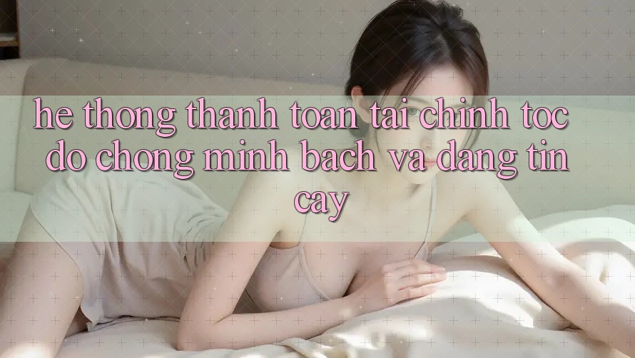 Hệ Thống Thanh toán Tài Chính: Tốc độ Chóng, Minh Bạch Và Đáng tin cậy Hệ Thống Thanh toán Tài Chính: Tốc độ Chóng, Minh Bạch Và Đáng tin cậy