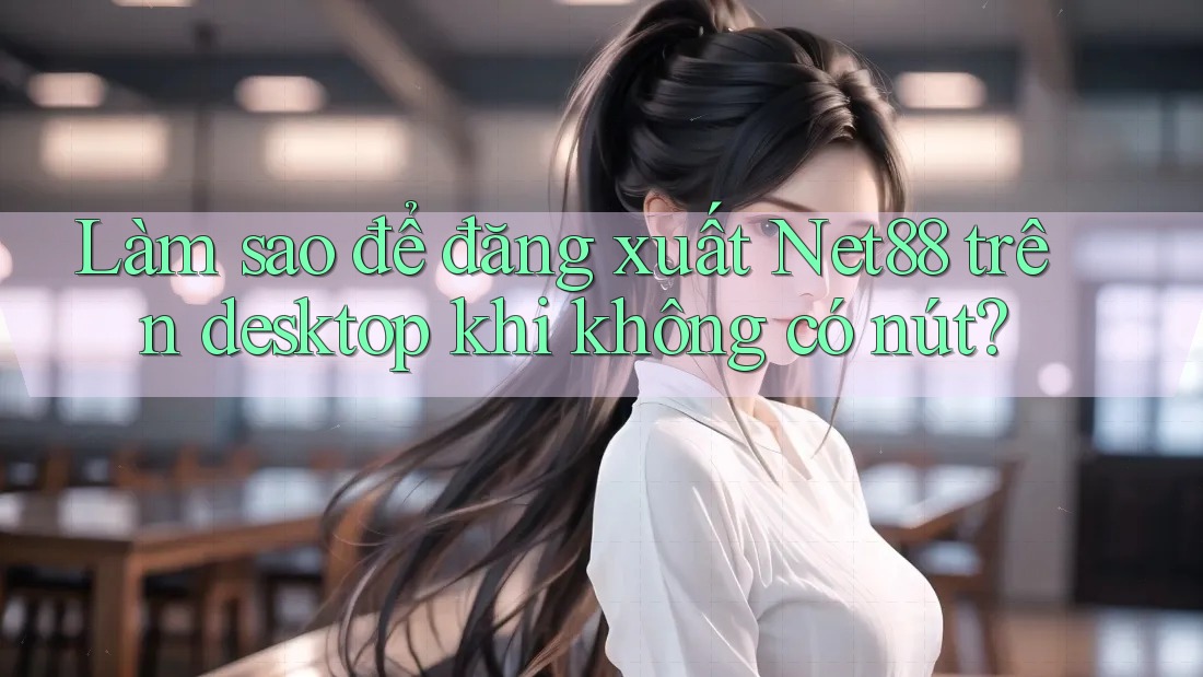 Làm sao để đăng xuất Net88 trên desktop khi không có nút? Làm sao để đăng xuất Net88 trên desktop khi không có nút?