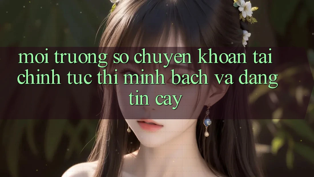 Môi trường số Chuyển khoản Tài Chính: Tức thì, Minh Bạch Và Đáng tin cậy Môi trường số Chuyển khoản Tài Chính: Tức thì, Minh Bạch Và Đáng tin cậy