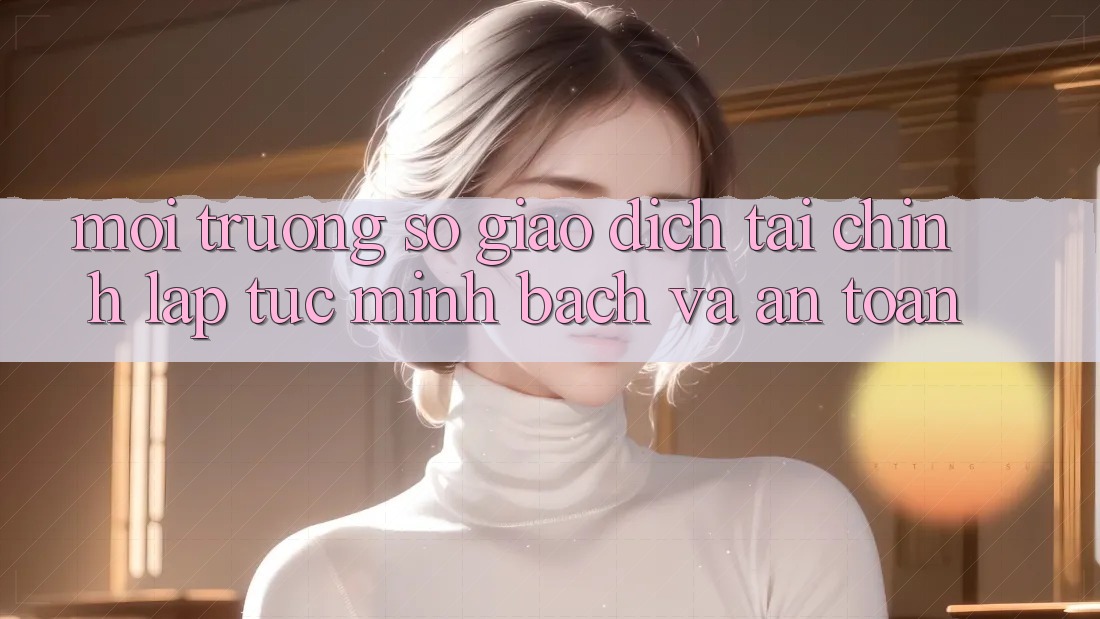 Môi trường số Giao Dịch Tài Chính: Lập tức, Minh Bạch Và An Toàn