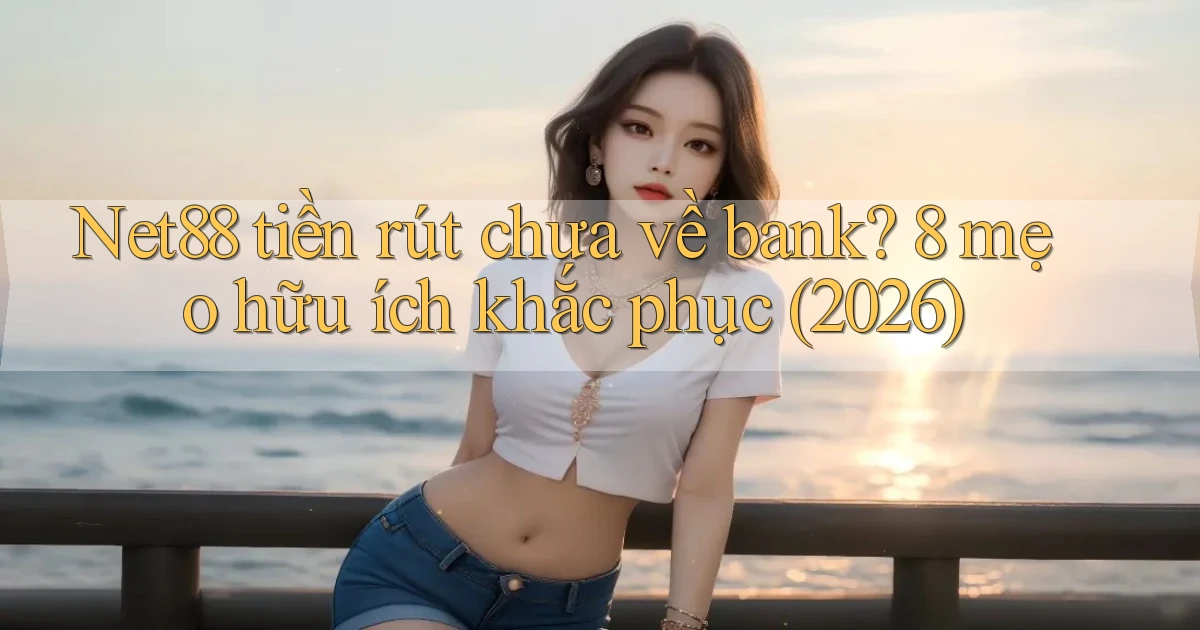 Net88 tiền rút chưa về bank 8 mẹo hữu ích khắc phục (2026)