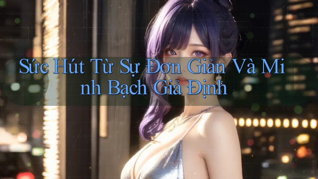 Sức Hút Từ Sự Đơn Giản Và Minh Bạch Giả Định Sức Hút Từ Sự Đơn Giản Và Minh Bạch Giả Định